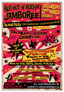 Rock n Roll Jamboree March 2013 Design by Sophie Lo